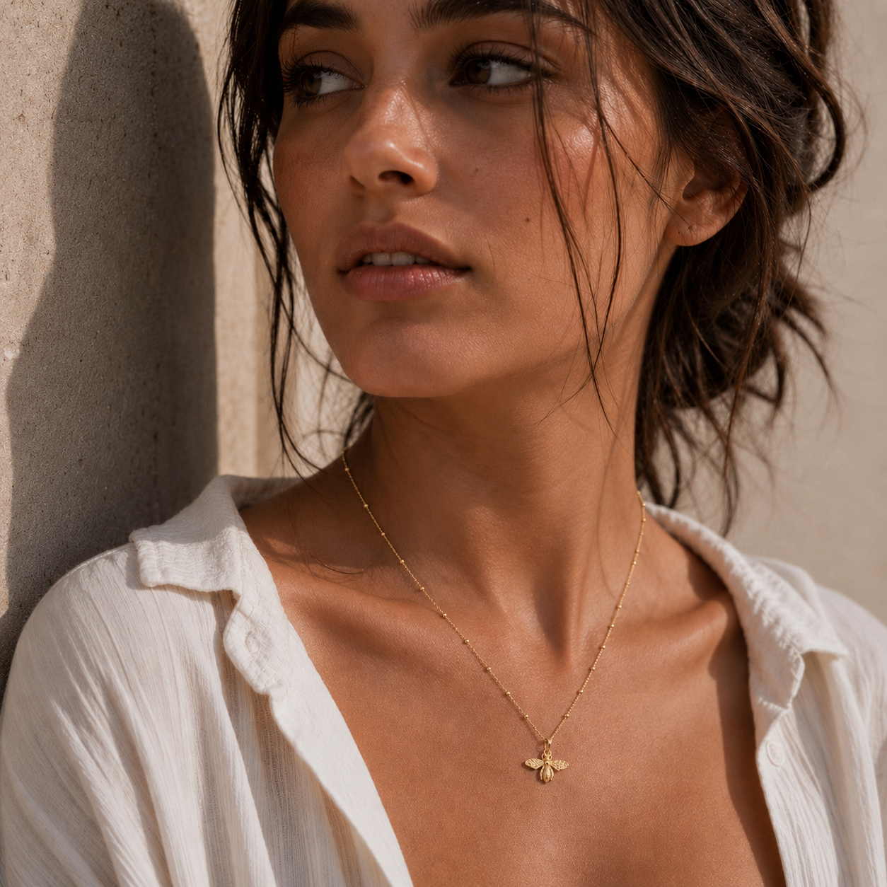Beatrice Bee Necklace