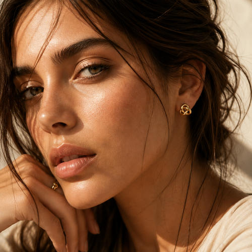 Adora Love Knot Stud Earrings