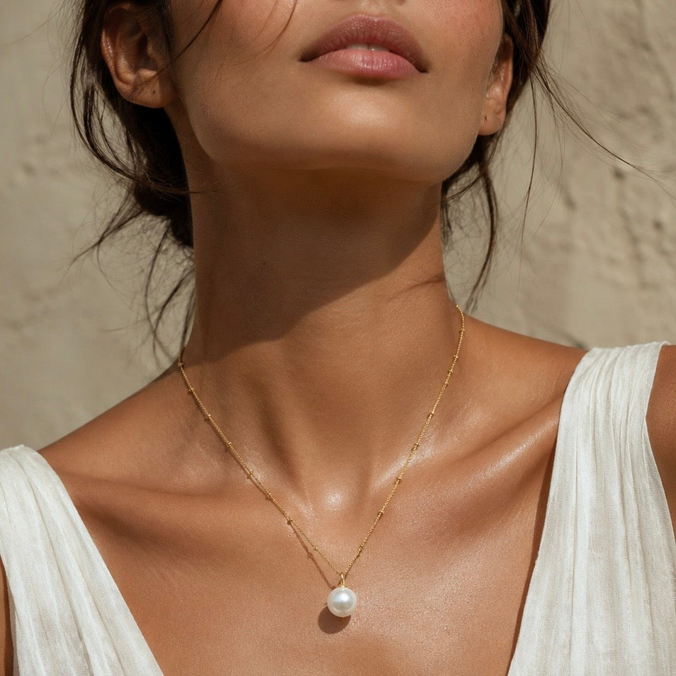Elodie Pearl Pendant Necklace