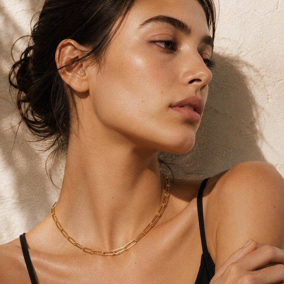 Harlow Paperclip Chain Necklace