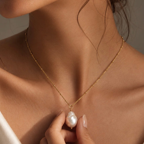 Amelie Baroque Pearl Necklace