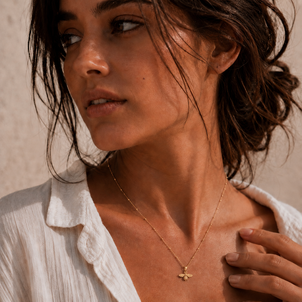 Beatrice Bee Necklace