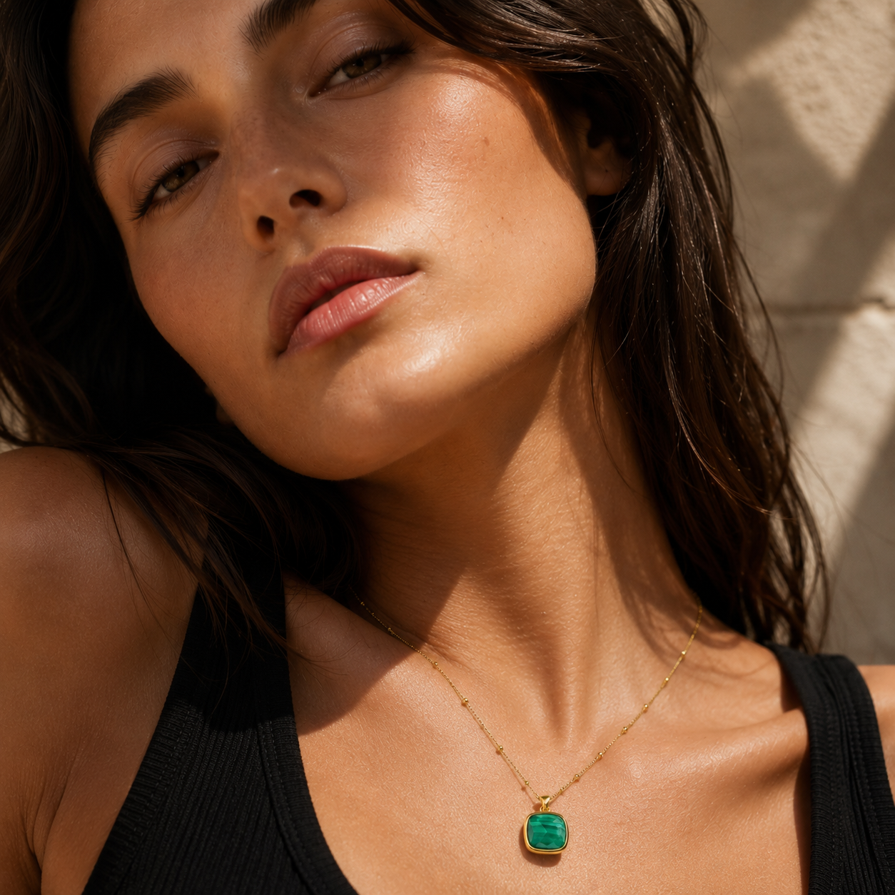 Verdelle Malachite Pendant Necklace