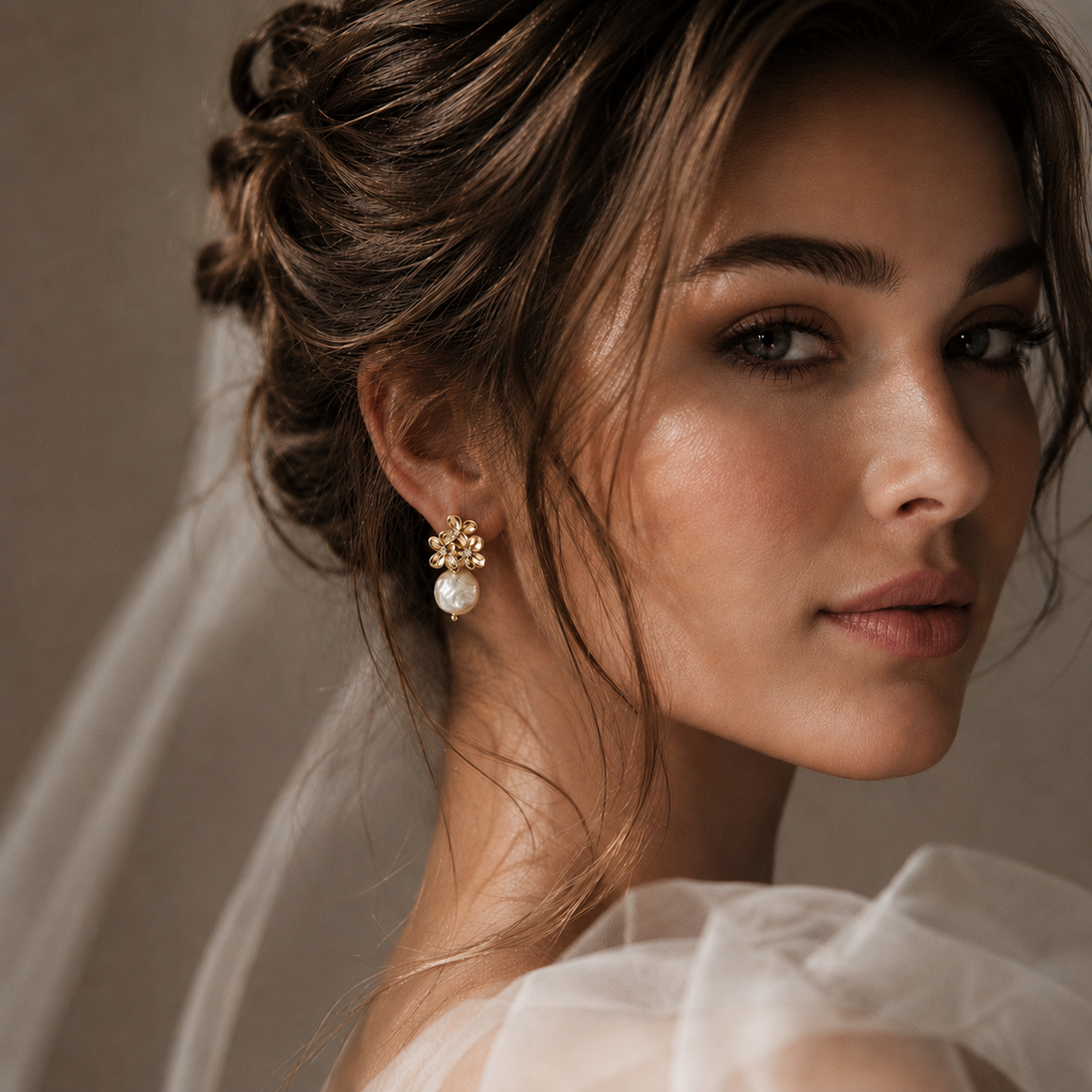 Rosalie Baroque Pearl Earrings
