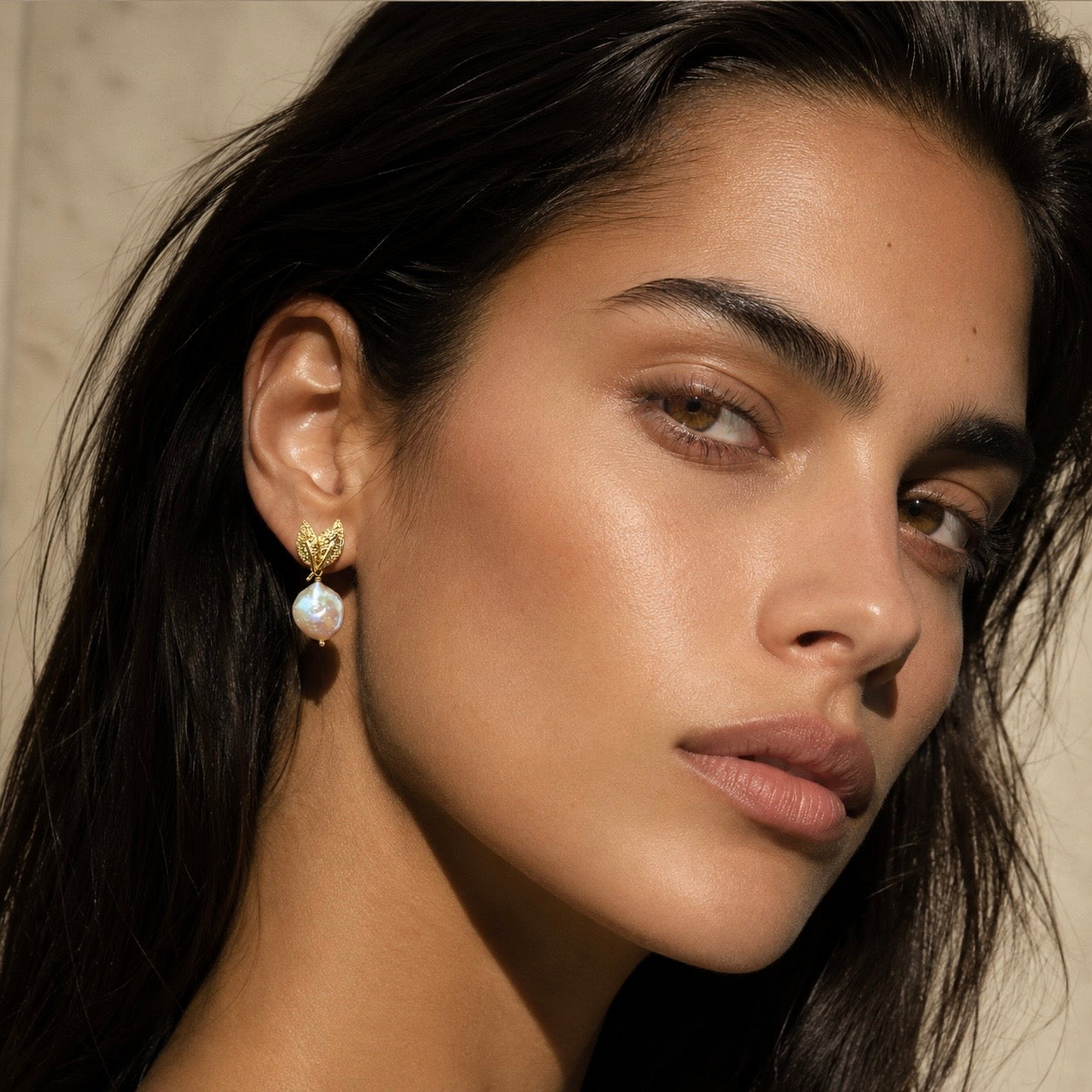 Sylvie Baroque Pearl Earrings