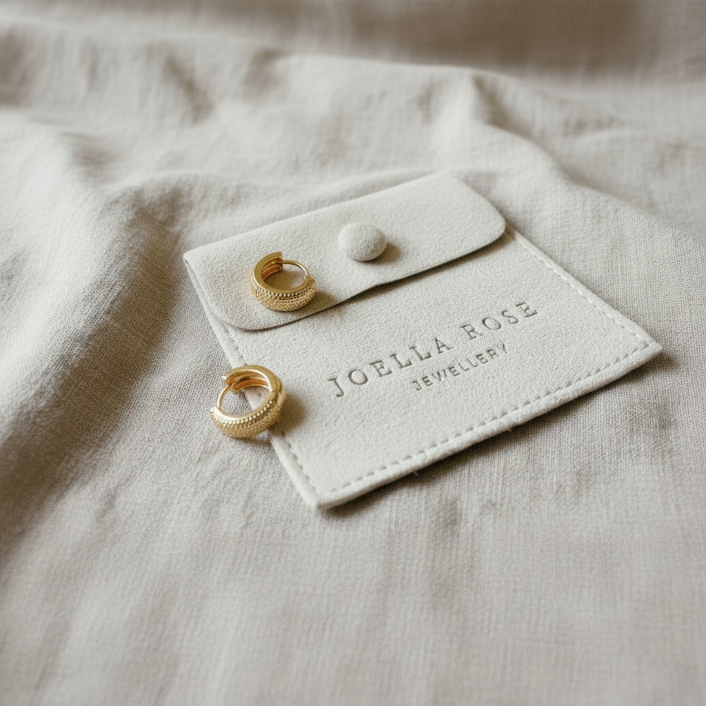 Joella Rose Jewellery – Earrings & Pouch