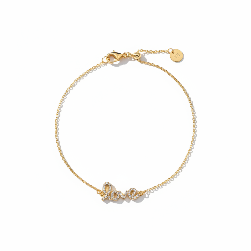 Love Bracelet – White Background Editorial