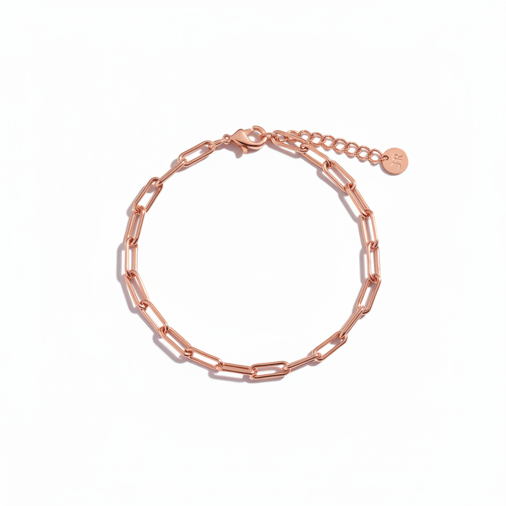 Rose Gold Chain Link Bracelet