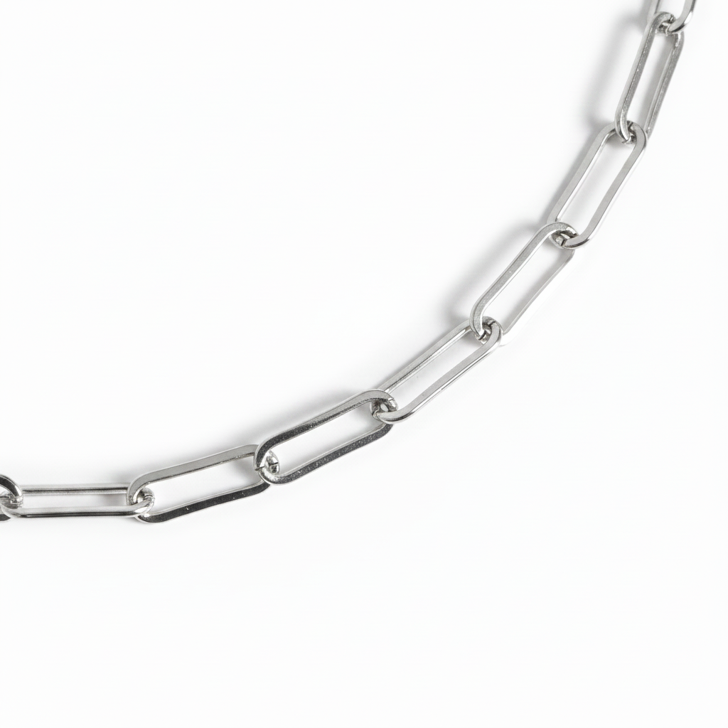 Silver Paperclip Chain